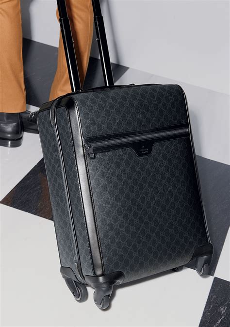 black gucci suitcase|gucci suitcase with wheels.